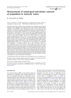 Measurements of sound-speed and density contrasts of zooplankton