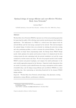 Optimal design of energy-efficient and cost