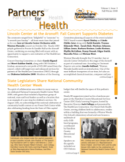 Fall 2008 - The HealthCare Connection