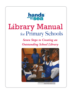Library Manual - Hands Across the Sea