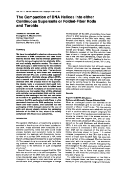 The Compaction of DNA Helices into either Continuous Supercoils