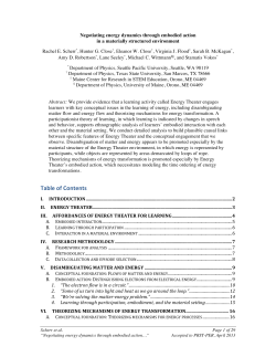 Table of Contents - Seattle Pacific University