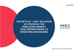the myth of &ldquo;low&rdquo; valuation of stocks in the hong kong market: true