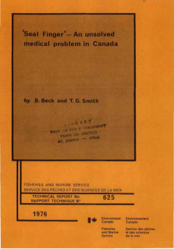 eal Finger&middot; - An unsolved medical problem in Canada c