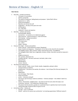 Review of themes &ndash; English 12