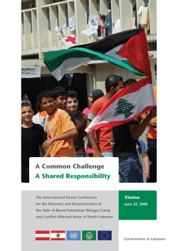 A Common Challenge A Shared Responsibility