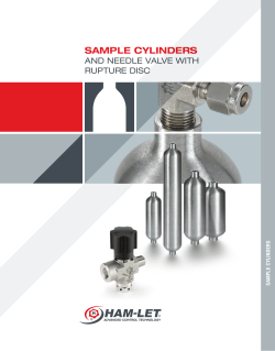 Sample Cylinders - Ham-Let