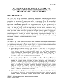 PUR 707 - City of Rock Hill