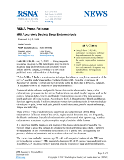 RSNA Press Releases