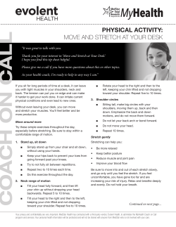 COACH ON CALL - MedStar MyHealth