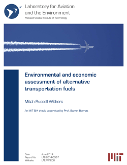 Environmental and economic assessment of alternative