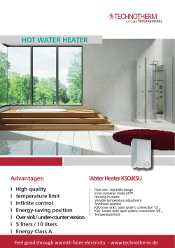 HOT WATER HEATER