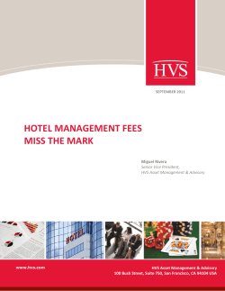 hotel management fees miss the mark