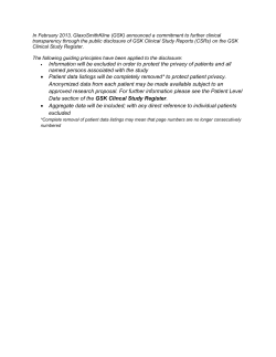 Information will be excluded in order to protect the privacy of patients