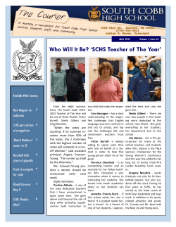 May 2015 - Cobb County School District