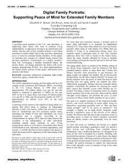 Supporting Peace of Mind for Extended Family