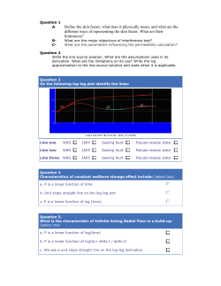 Define the skin factor, what does it physically mean, and what are