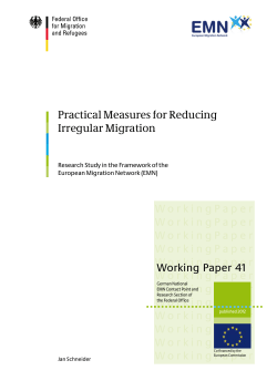 Practical Measures for Reducing Irregular Migration WorkingPaper