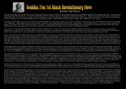 Buddha The 1st Black Revolutionary Hero