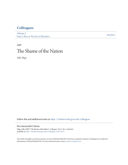 The Shame of the Nation