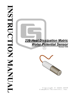 229 Heat Dissipation Matric Water Potential Sensor