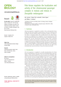 Downloaded - Open Biology