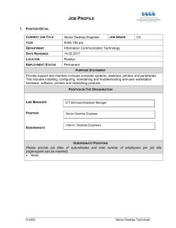 ROLE DESCRIPTION