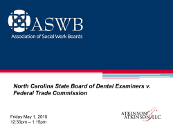 NC State Board of Dental Examiners v. FTC