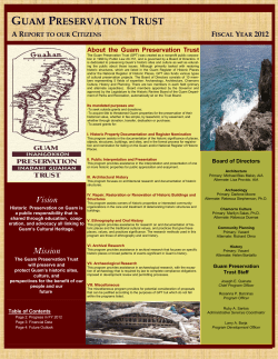 Guam Preservation Trust - (OPA)