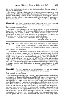 ACTS, 1964.&mdash; CHAPS. 244, 245, 246. 139 act in the same manner