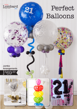 Helium Balloon Flyer