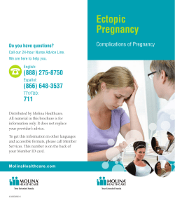 Ectopic Pregnancy - Molina Healthcare