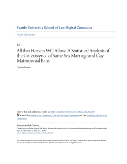 All that Heaven Will Allow: A Statistical Analysis of the Co