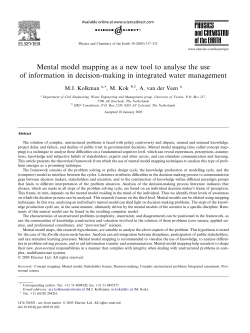Mental model mapping as a new tool to analyse the use of