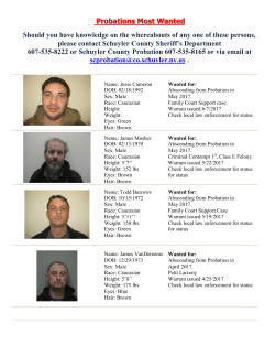 Probation`s MOST WANTED
