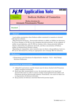 Sodium Sulfate of Cosmetics