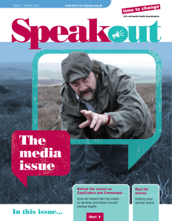 The media issue - Time To Change