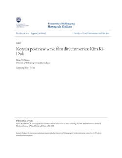 Korean post new wave film director series: Kim Ki