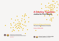 Canberra Vigil Order of Service - UCA Assembly