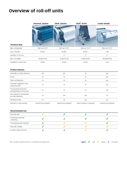 Overview roll-off, roll-up units