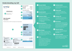 Bill explanation sheet