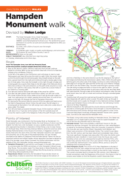 Hampden Monument walk - The Heart of the Chilterns