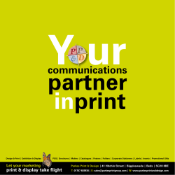 communications - Parkes Print and Design