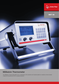 Millikelvin Thermometers - Anton