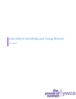 Julia Gillard, the Media and Young Women