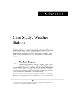 Case Study: Weather Station