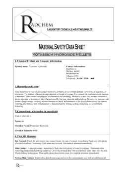 Potassium Hydroxide Pellets