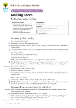 Making Faces - Oxford University Press