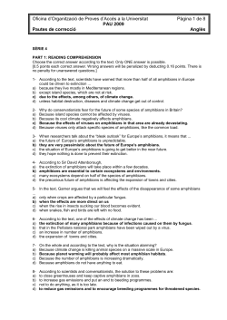 Pauta de Correcci&oacute; Angl&egrave;s