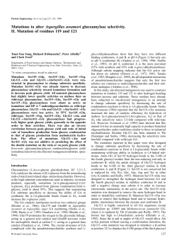 Mutations to alter Aspergillus awamori